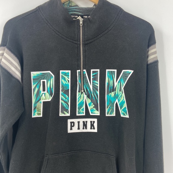 Victoria Secret Pink Limited Edition black sweatshirt medium - Picture 2 of 11